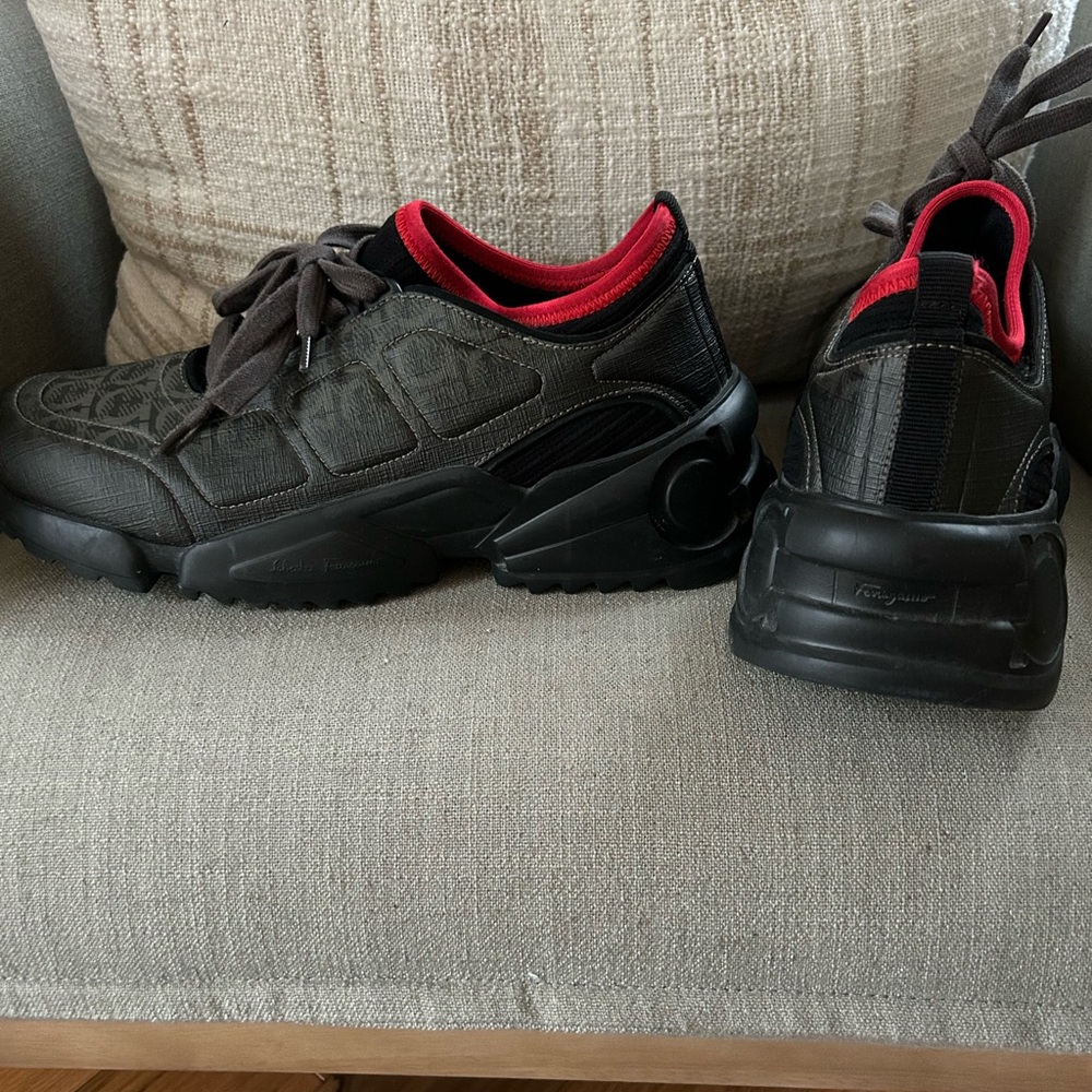 Salvatore Ferragamo Chunky Low-Top Sneakers